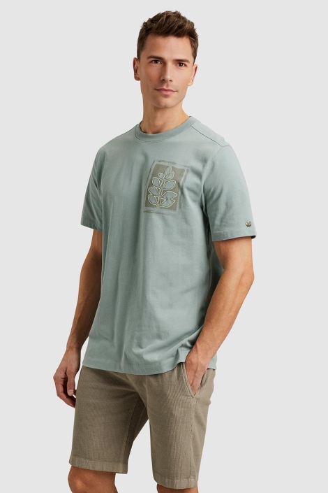 Cast Iron short sleeve r-neck regular fit si
